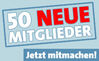 50 neue Mitglieder